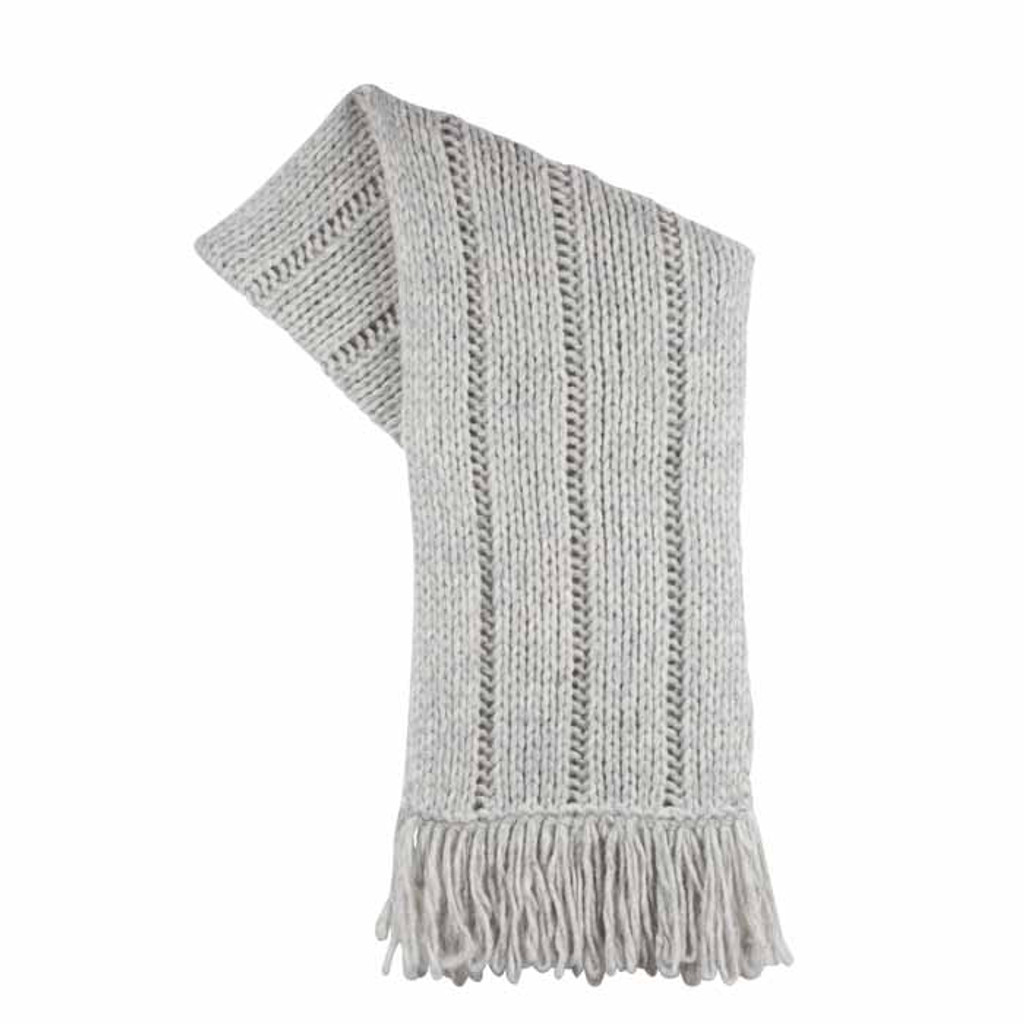 Organic Wool Cotton Alpaca Women's scarf 
Color: 