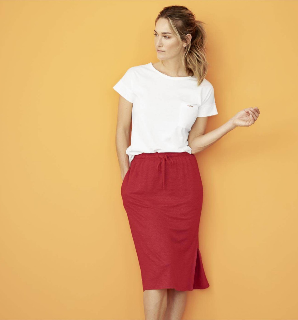 Organic Linen Women Skirt