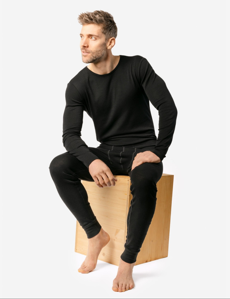 Organic Wool Cotton Long johns pants