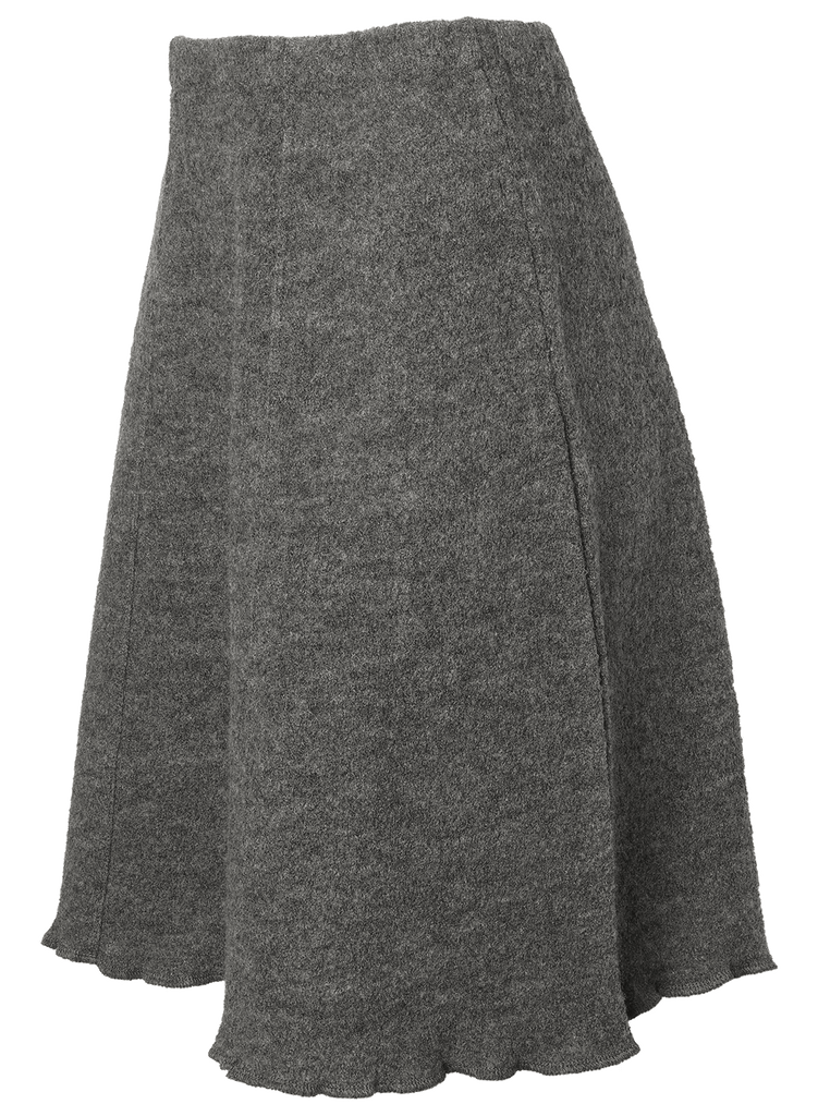 Organic KreppWool Skirt
Color: 14 Slate Grey