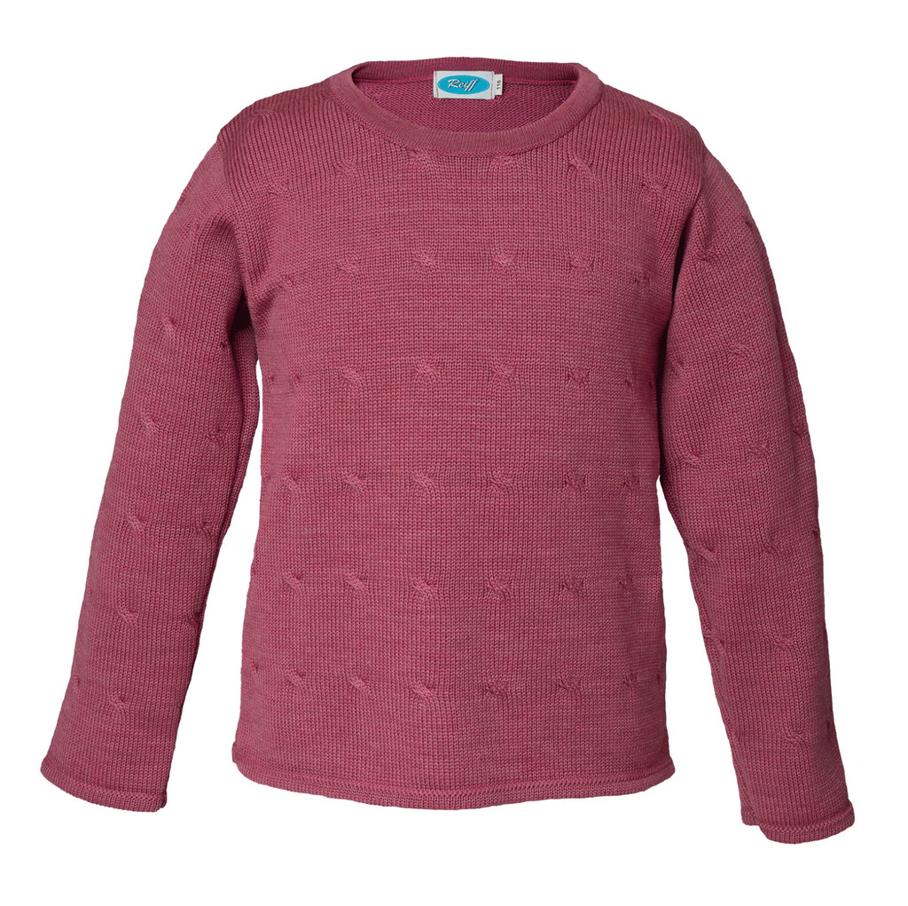 Organic Wool Silk Kids Sweater
Color: 42 malve