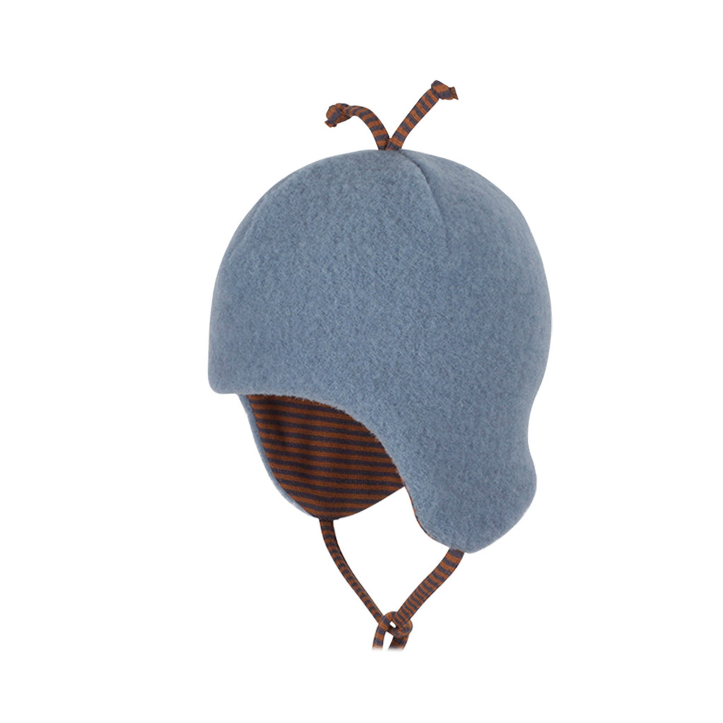 Organic Wool Fleece Hat
Color: 372 dusty blue