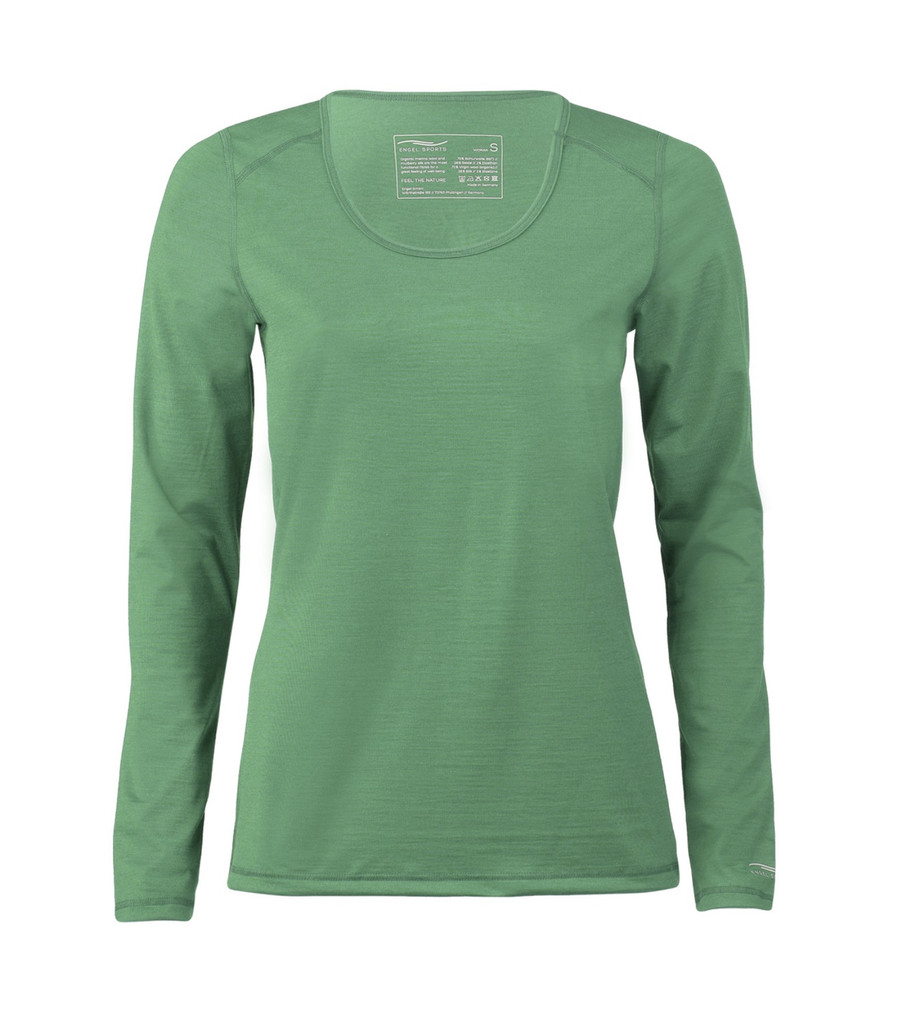 Organic Wool/ Silk Women's Shirt Regular fit
Color: smaragd