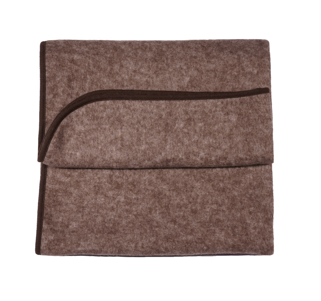 Cosilana Organic Wool Baby Blanket
Color: 115 brown melange