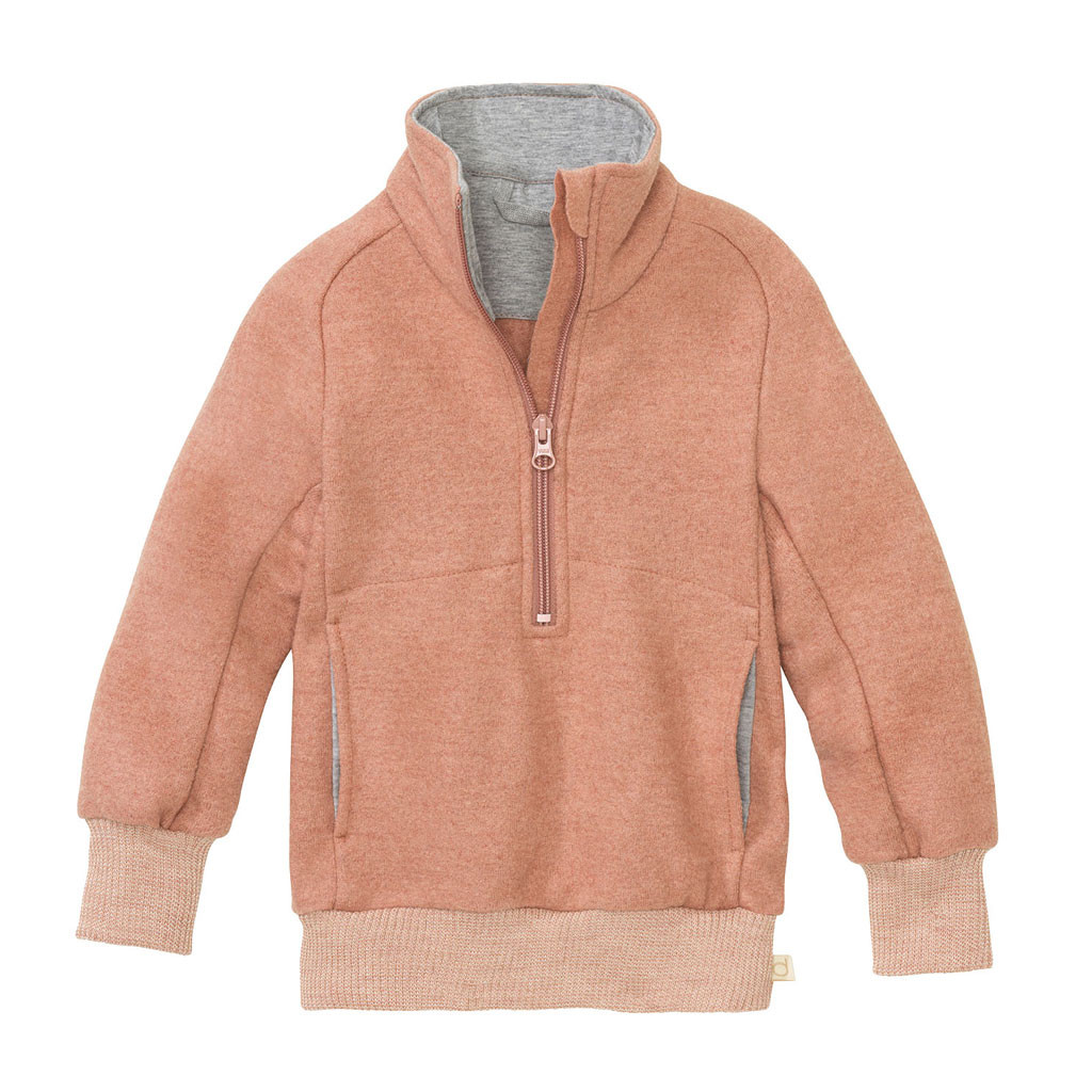 Disana Organic Wool Children's Half-Zip Sweater