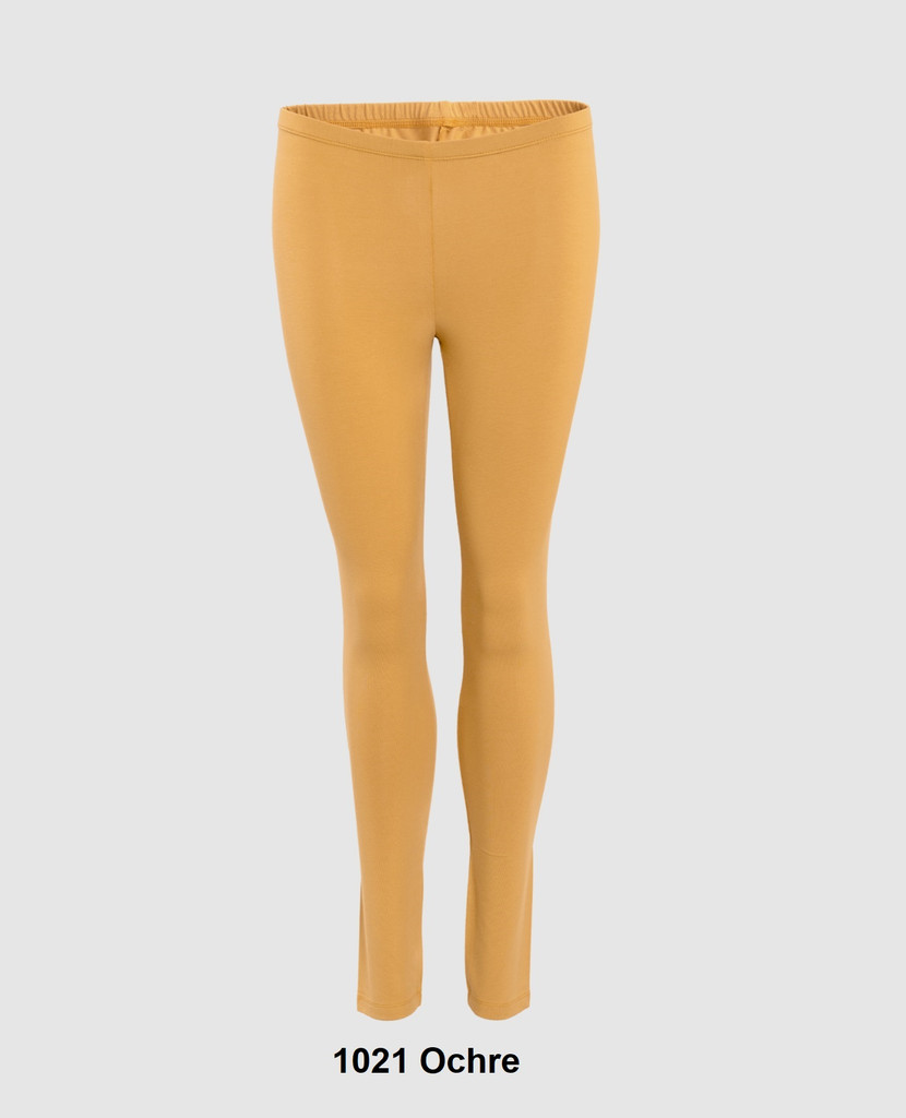 Women's Organic Cotton Leggings
Color: 1021 Ochre