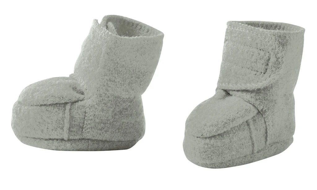 Disana Boiled Wool Booties
Color: Grey