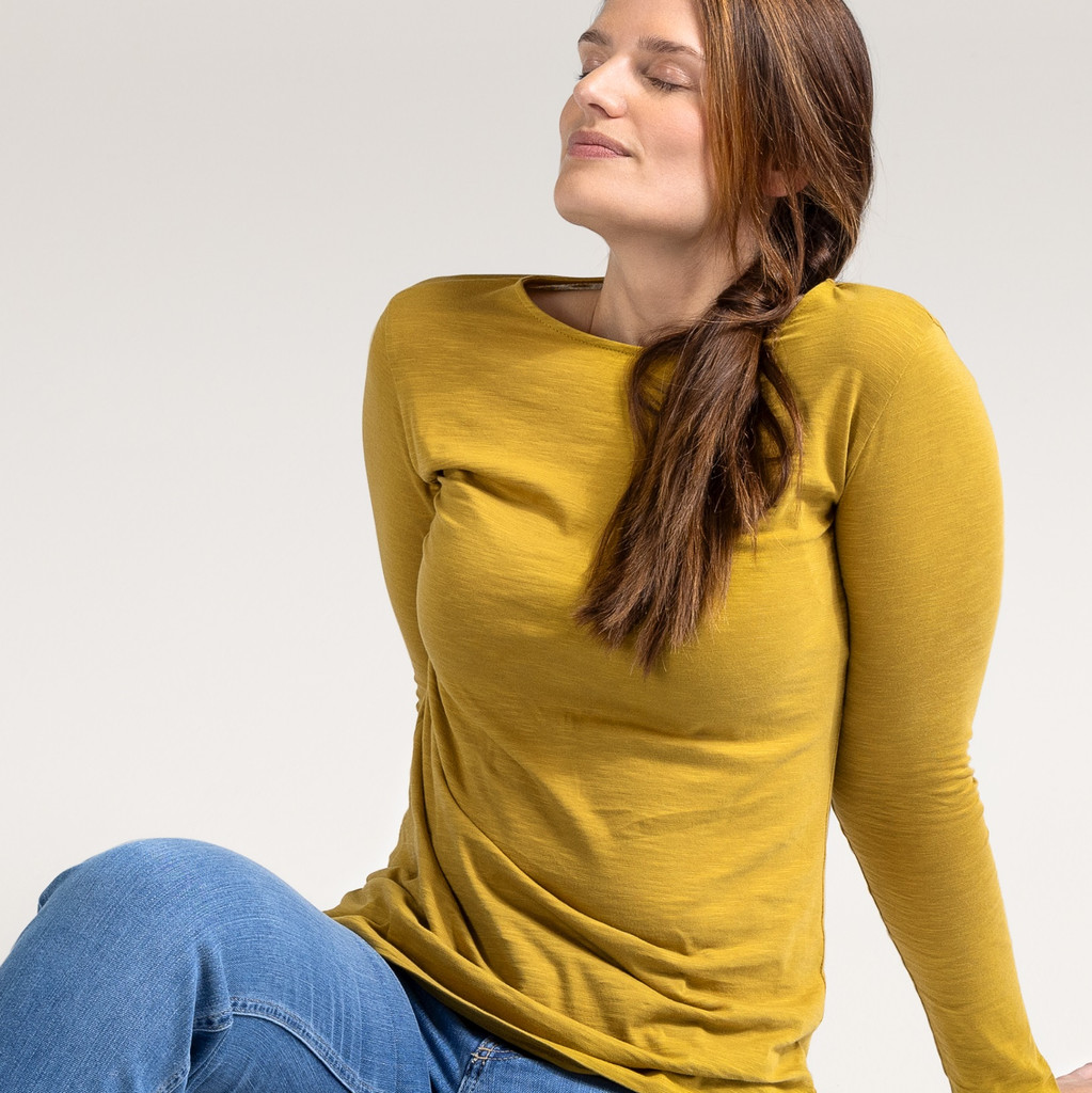 Women's Organic Cotton Long Sleeved Shirt