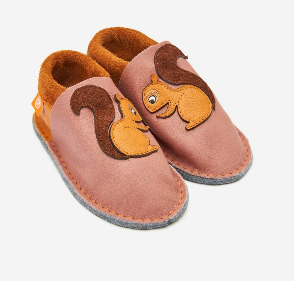 Natural Leather Soft-Soled Indoor Slippers