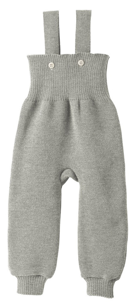 Disana Organic Wool Knitted Overalls
Color: Grey