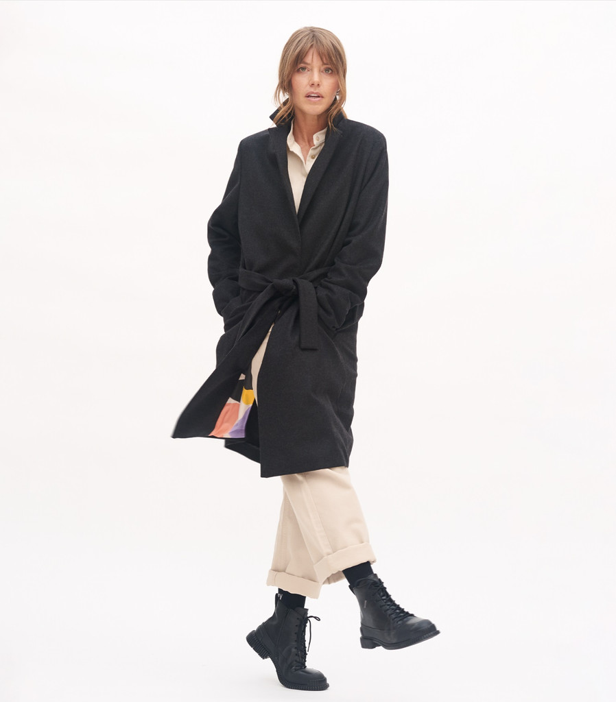Women's Organic Wool Loden coat