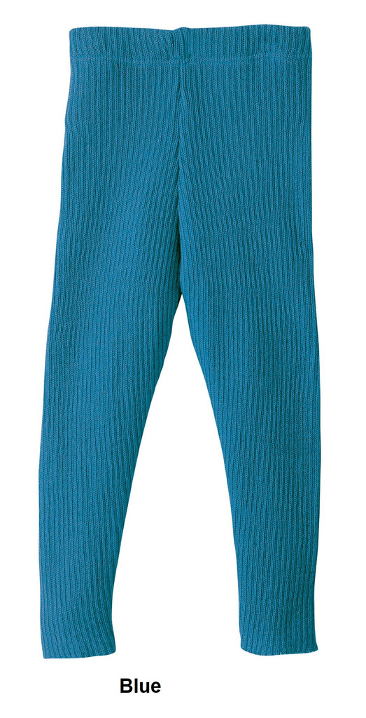 Organic Merino Wool Knitted Leggings
Color: 02 Blue