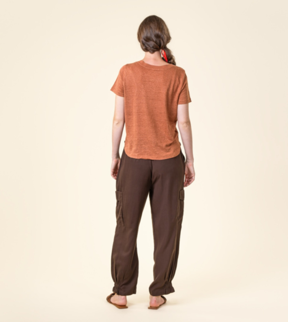 Women Linen T-Shirt