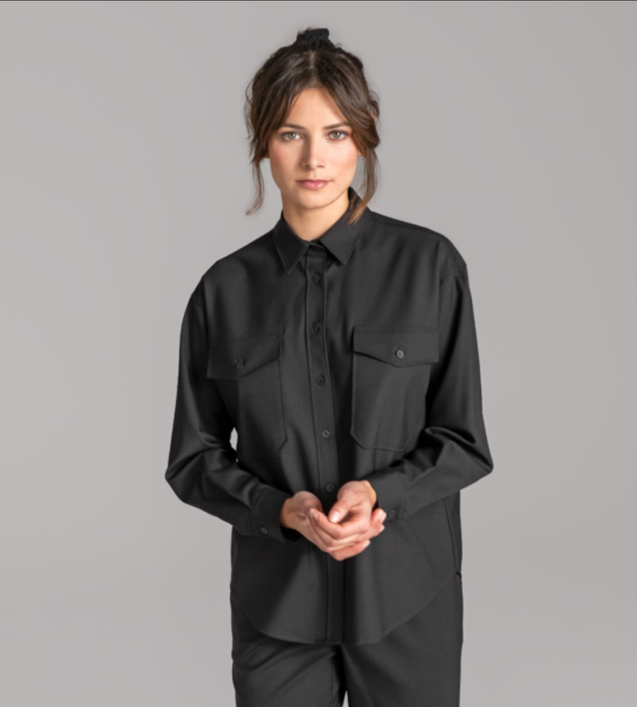 Women's Organic Wool Shirt - trueStory ALIX