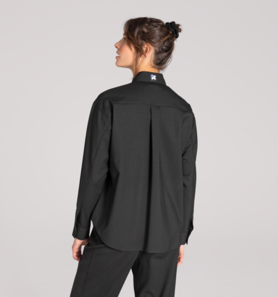 Women's Organic Wool Shirt - trueStory ALIX