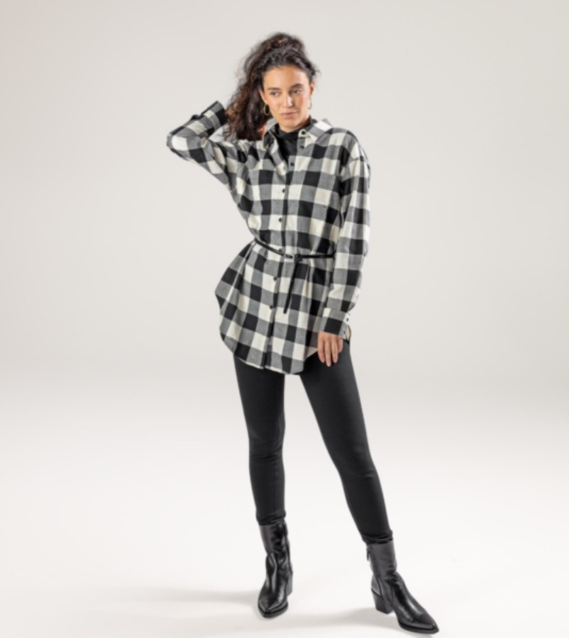 Women's Organic Cotton Flannel shirt