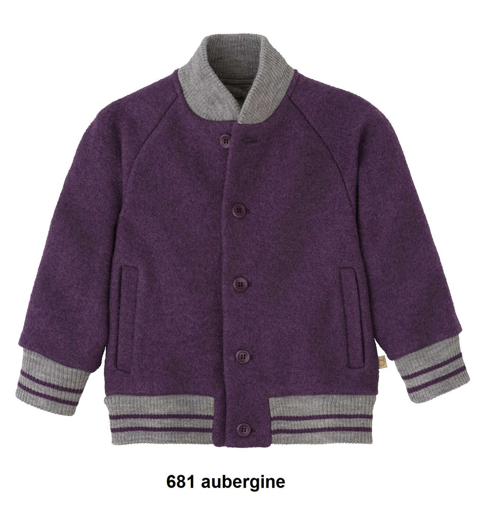 Disana Organic Boiled Wool Childrens College Jacket