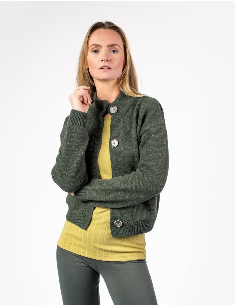 Organic Wool Cardigan
