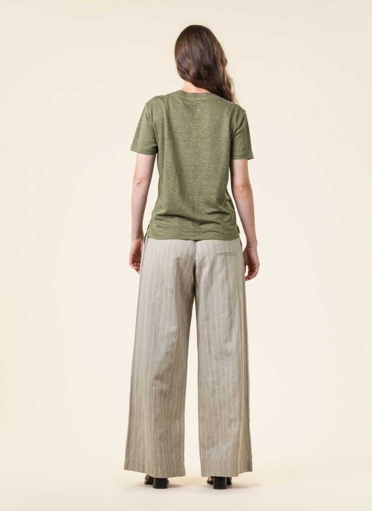 Women Linen T-Shirt
