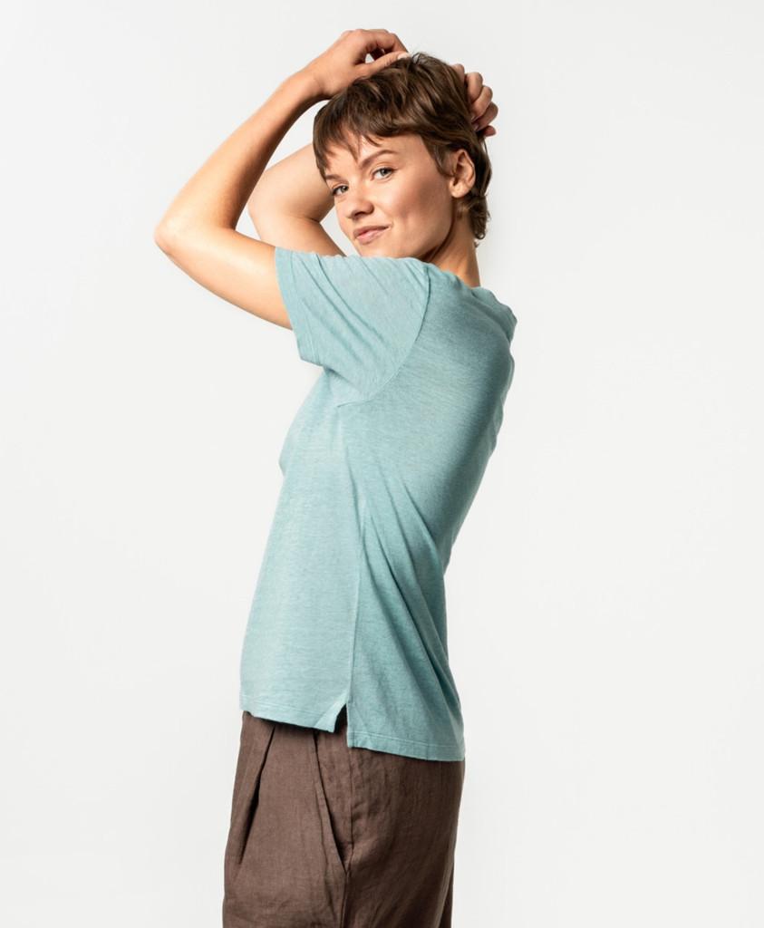 Women Linen T-Shirt