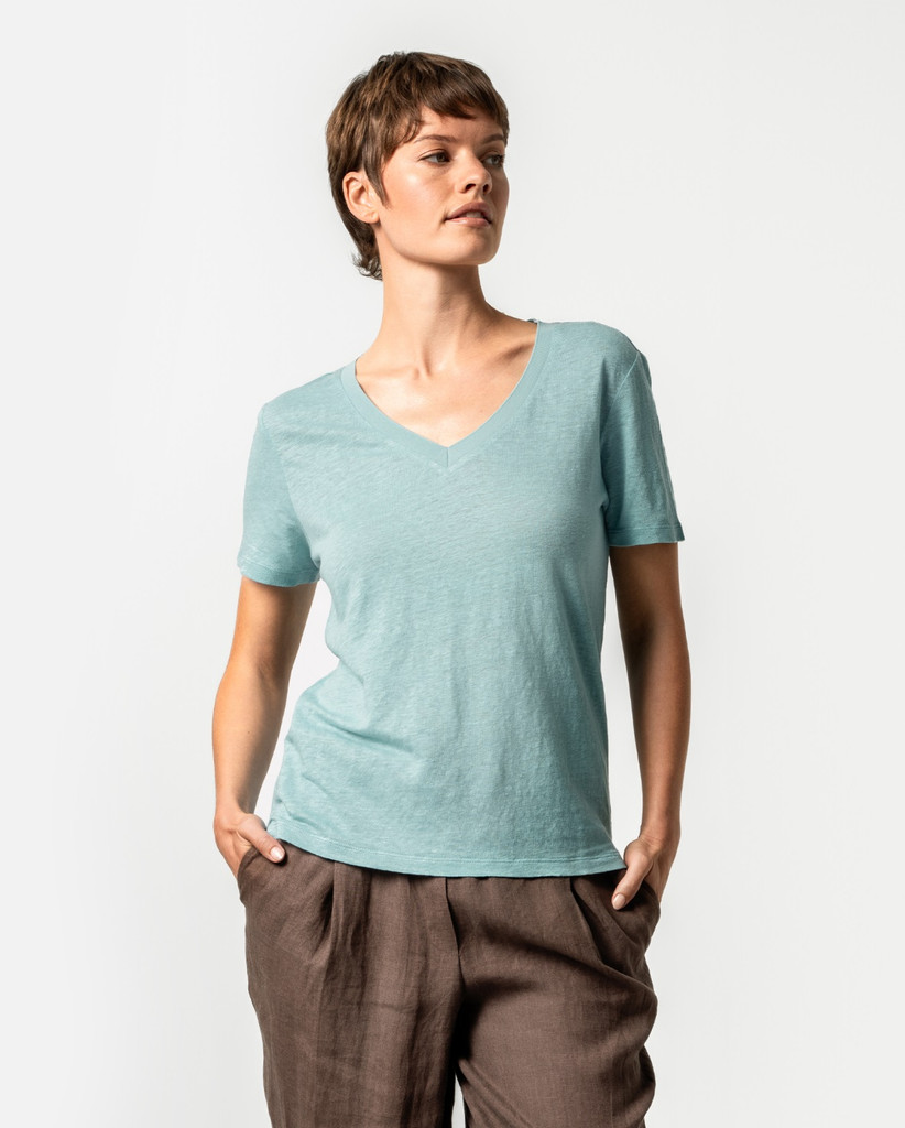 Women Linen T-Shirt