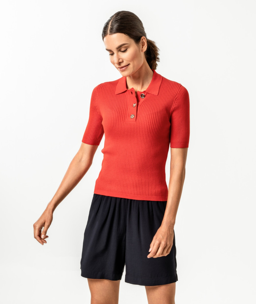 Organic Cotton Polo sweater shirt