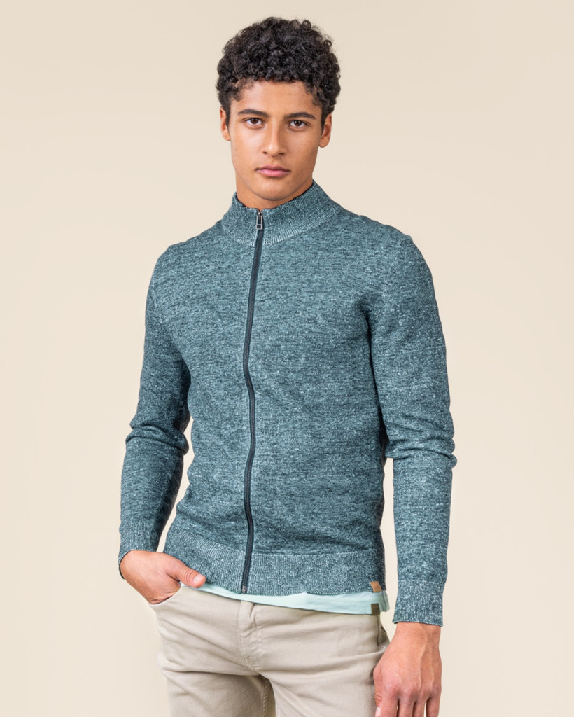 Organic Cotton Linen Cardigan - 