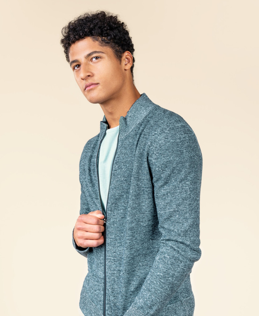 Organic Cotton Linen Cardigan - 
