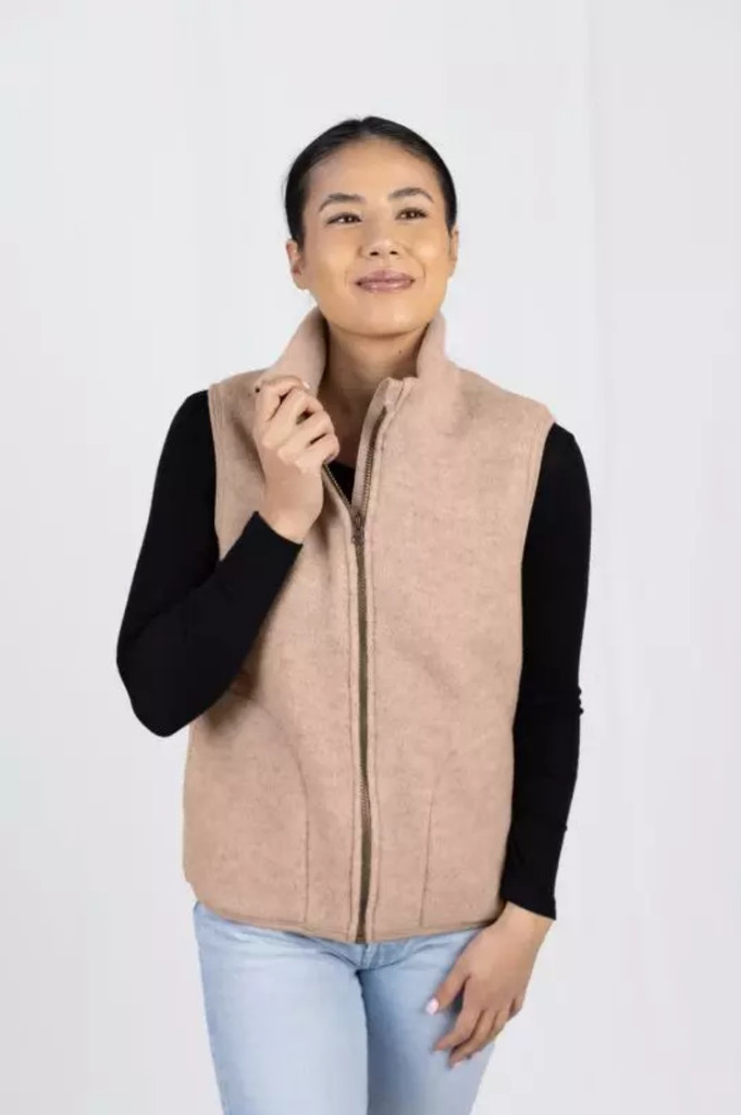 Engel Organic Thick Wool Fleece Women's Vest