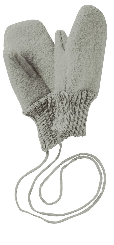 Boiled Wool Mittens
Color: Grey