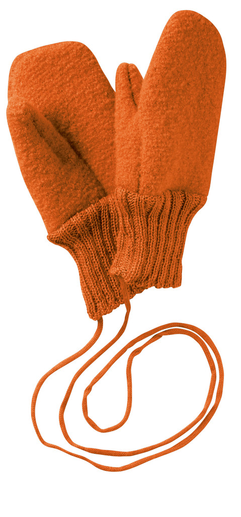 Boiled Wool Mittens
Color: 771 Orange