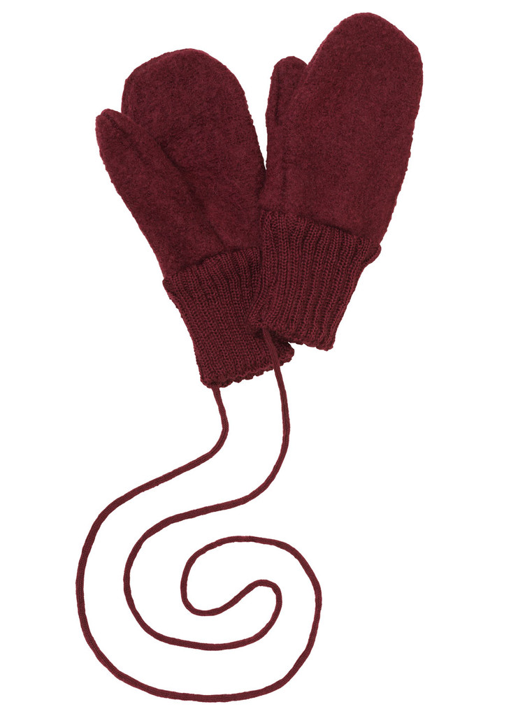 Boiled Wool Mittens
Color: 399 Cassis