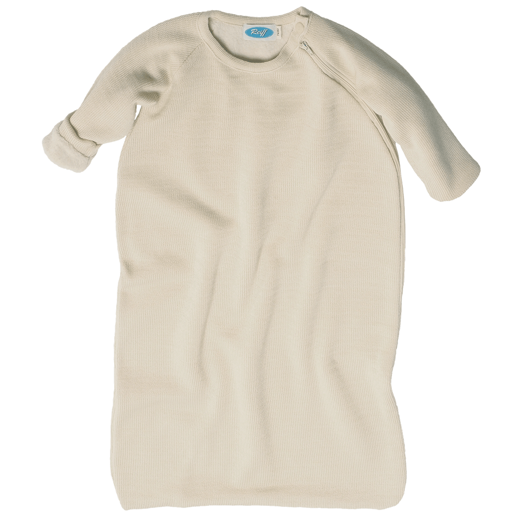 Organic Merino Wool Long-Sleeved Sleep Sack
Color: 01 Natural