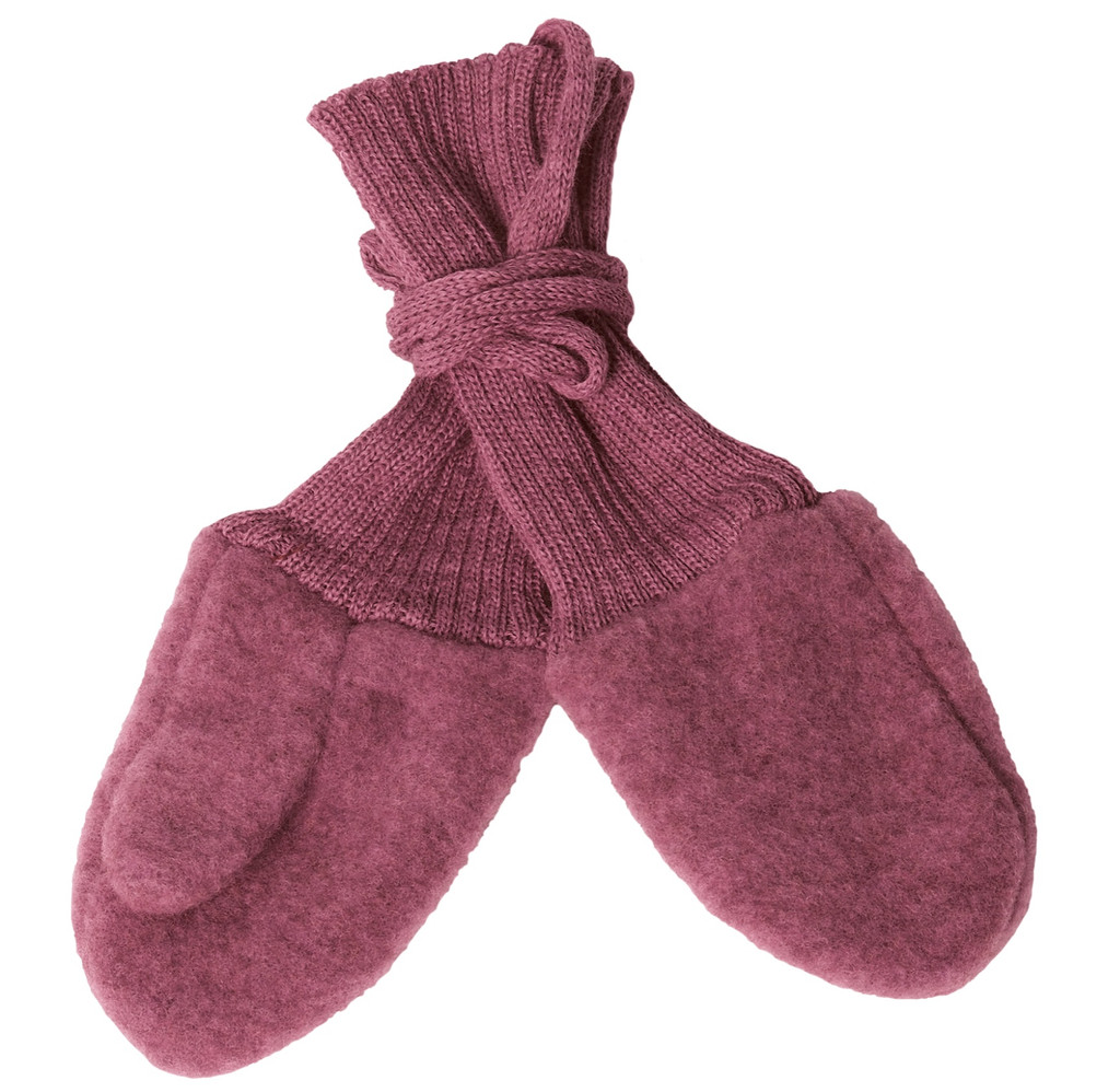 Organic Wool Fleece Mittens
Color: 42 malve