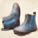 Natural Leather Children's Boots
Color:  Granit / Blue