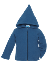 Organic Wool Fleece Hooded Jacket
Color: Pacific