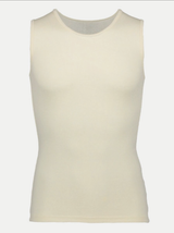 Ruskovilla Organic Merino Wool Silk Unisex Sleeveless Underwear Shirt