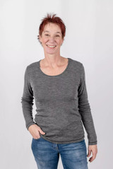 Organic Wool Women's Long Sleeved Shirt