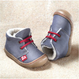 Natural Leather Shoes with wool lining