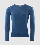 Organic Wool Cotton Long-sleeved shirt
Color: 726 Blue