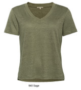 Women Linen T-Shirt