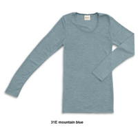 Engel Organic Wool/Silk Women's Long Sleeved Shirt 