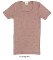 Organic Wool / Silk Women's short sleeve shirt