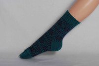 Organic Merino Wool Socks
Color: 180 Turquoise/Navy