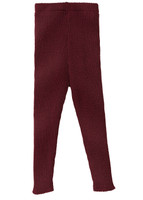 Organic Merino Wool Knitted Leggings
Color: 399 Cassis