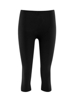 Women's 3/4 Leggings, organic cotton
Color: 52 black