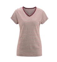 Women's Organic Linen Shirt
Color: 554 off white/rosso