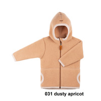 Organic Marino Wool Fleece Kids Jacket
color: 031 dusty apricot