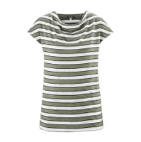 Women's Linen T-Shirt
Color:  830 white/stripe