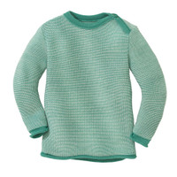 Disana Organic Wool Melange Sweater
Color: 950 Mint Natural